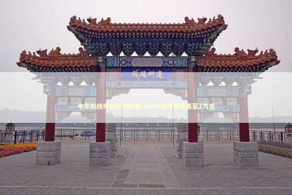 中东航线停运票价飙涨 5000元机票暴涨至2万元