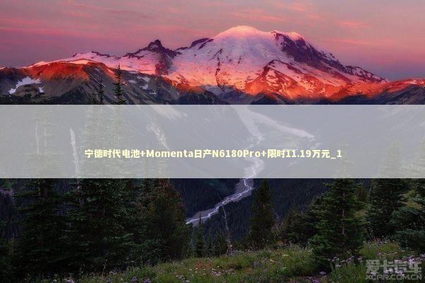 宁德时代电池+Momenta日产N6180Pro+限时11.19万元_1