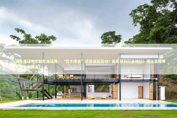 三问东吴证券控股东海证券：“饥不择食”还是谋而后动？能否提升行业地位？相比其他券商重组有无亮点？_1